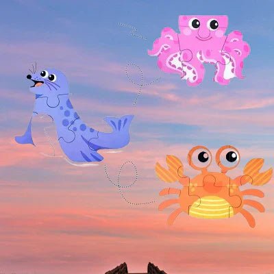 Puzzle Montessori - BabyPuzzle™ - Océan - Douceur d'Ange