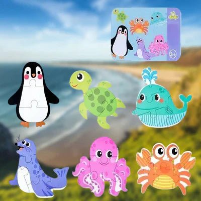 Puzzle Montessori - BabyPuzzle™ - Océan - Douceur d'Ange