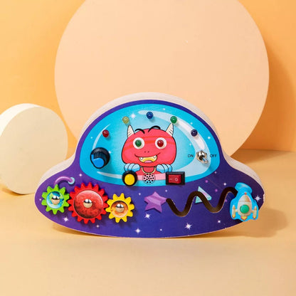 Tableau Montessori - BusyBoardCircuit™ - OVNI - Douceur d'Ange