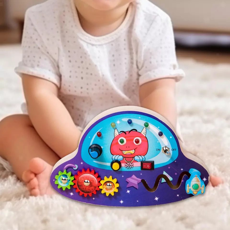 Tableau Montessori - BusyBoardCircuit™ - OVNI - Douceur d'Ange